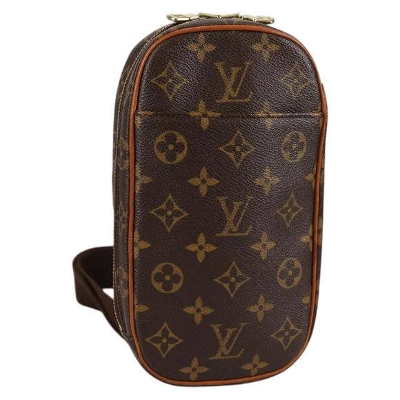 LOUIS VUITTON Monogram Pochette Gange Shoulder Bag - Picture 1 of 16